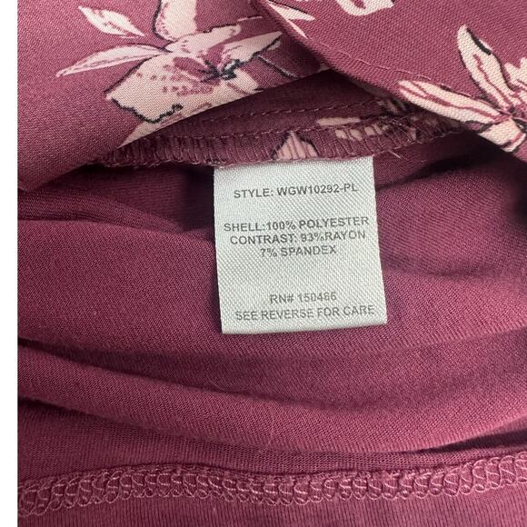 41 Hawthorn Orlee Mauve Floral Sleeveless Blouse Women's Size 1X Stitch Fix - Picture 7 of 7